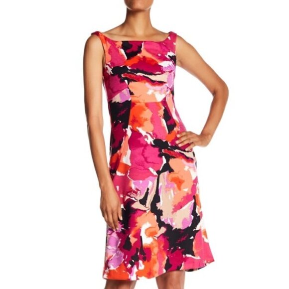*SOLD* Trina Turk Alder Watercolor Print Dress - Picture 1 of 3